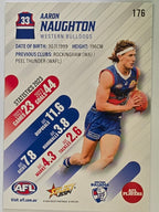 AFL 2024 Footy Stars | Base Card #176 | A. NAUGHTON | Western Bulldogs