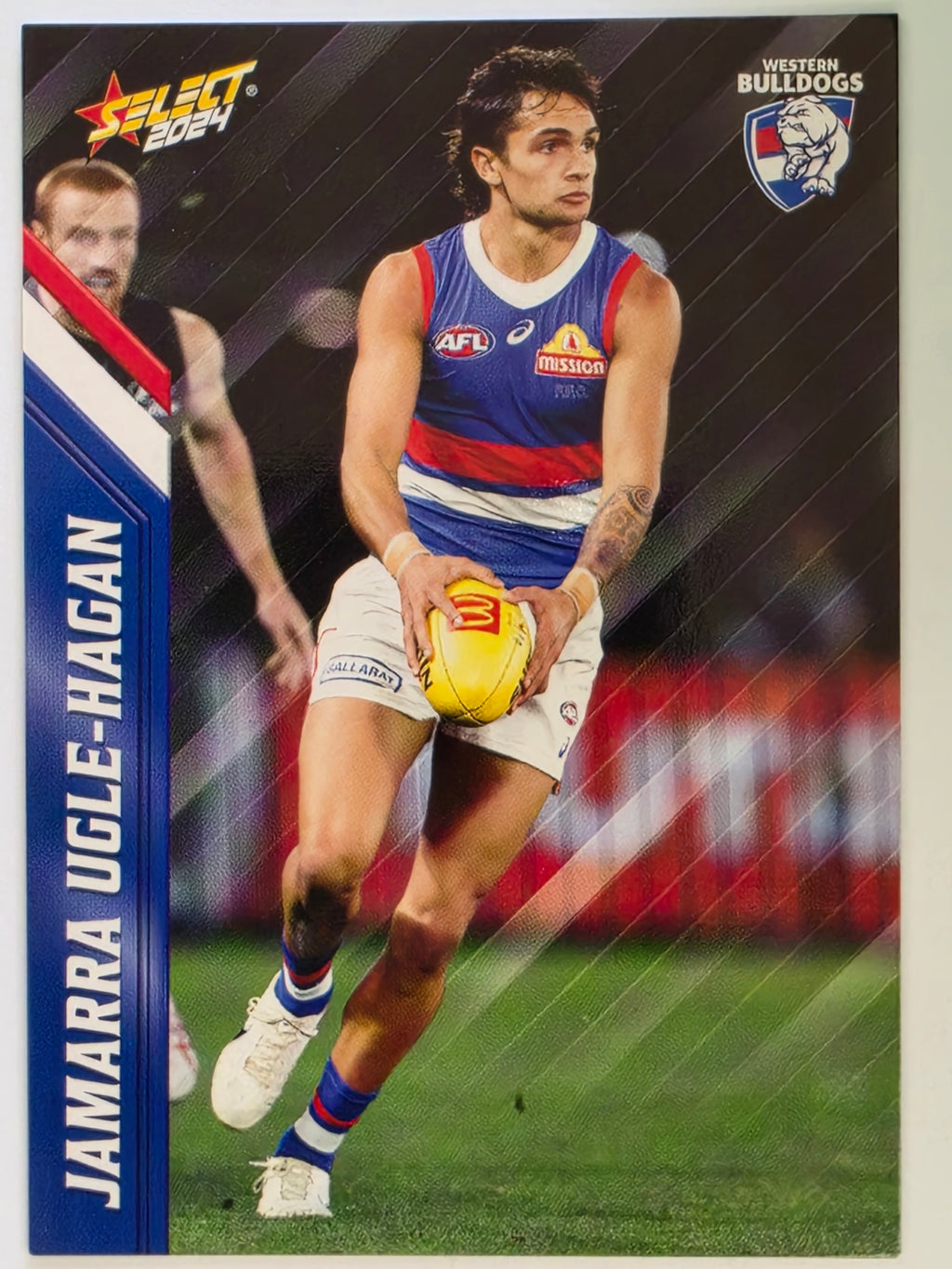 AFL 2024 Footy Stars | Base Card #179 | J. UGLE-HAGAN | Western Bulldogs