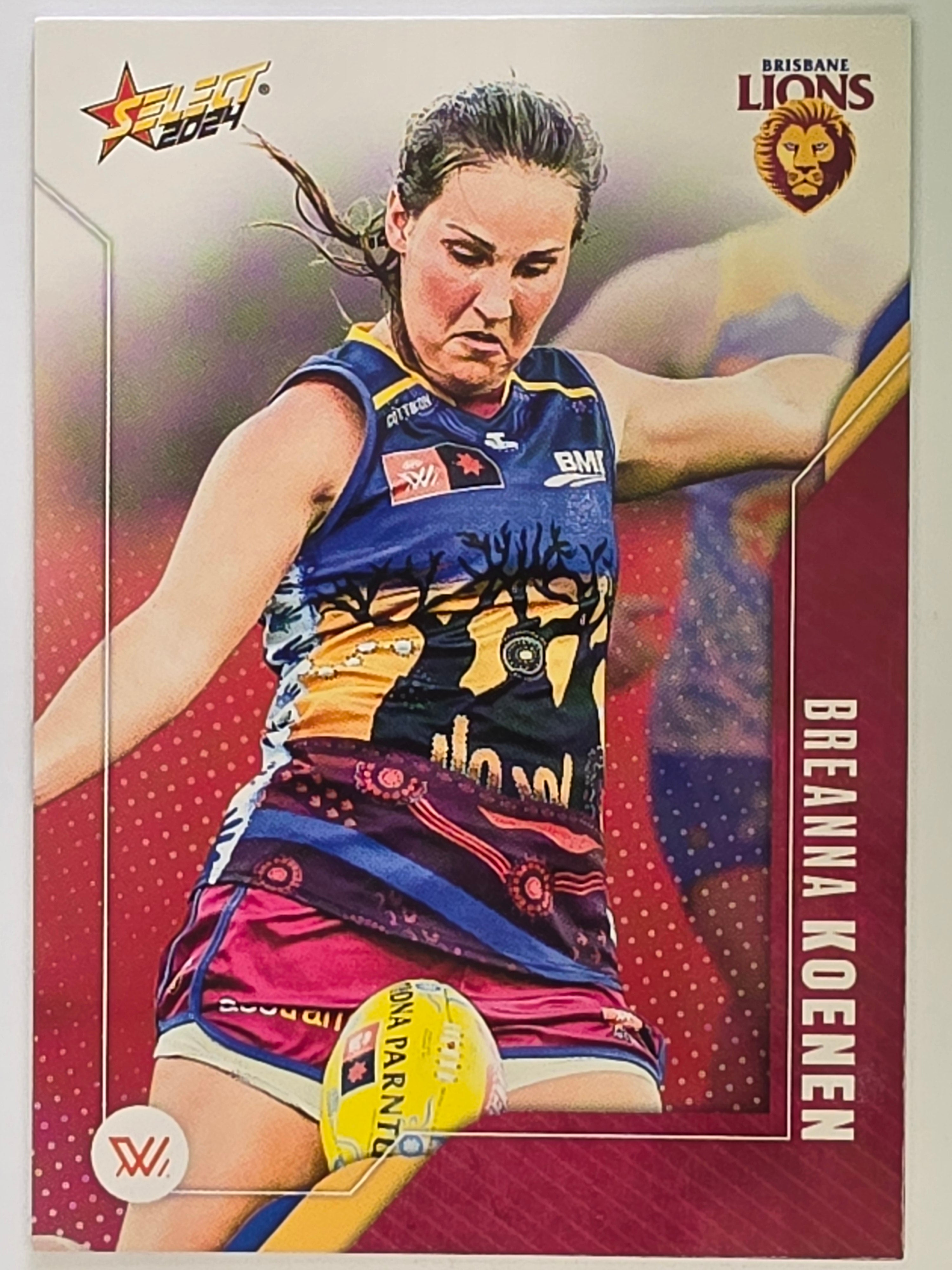 AFL 2024 Footy Stars | Base Card #186 | B. KOENEN | Brisbane Lions AFLW