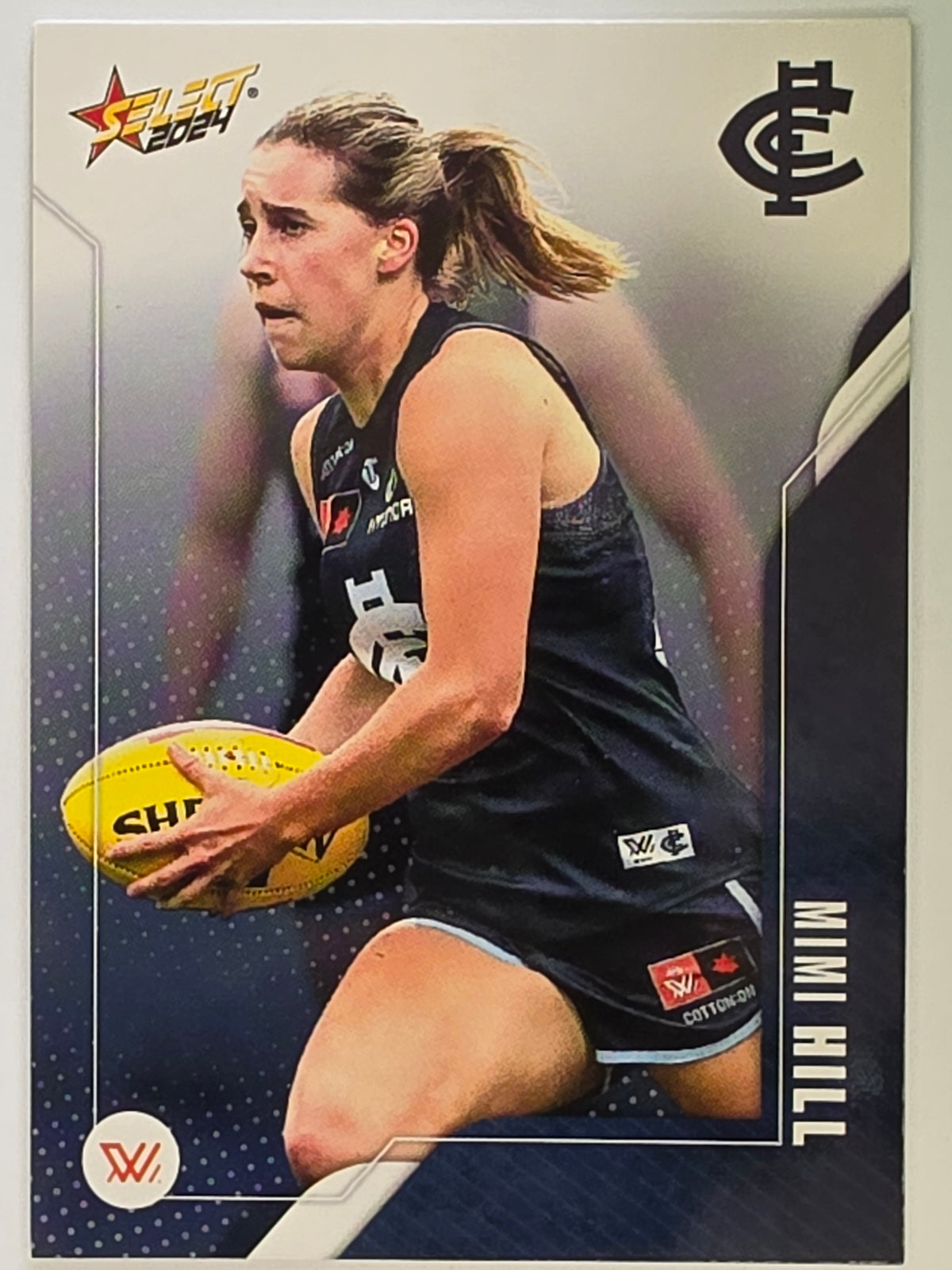 AFL 2024 Footy Stars | Base Card #187 | M. HILL | Carlton AFLW