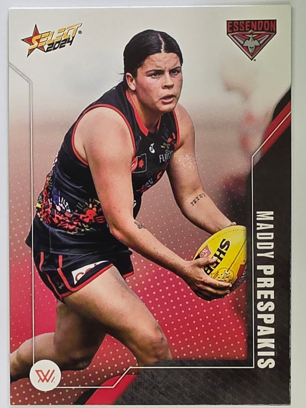 AFL 2024 Footy Stars | Base Card #194 | M. PRESPAKIS | Essendon AFLW
