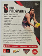 AFL 2024 Footy Stars | Base Card #194 | M. PRESPAKIS | Essendon AFLW