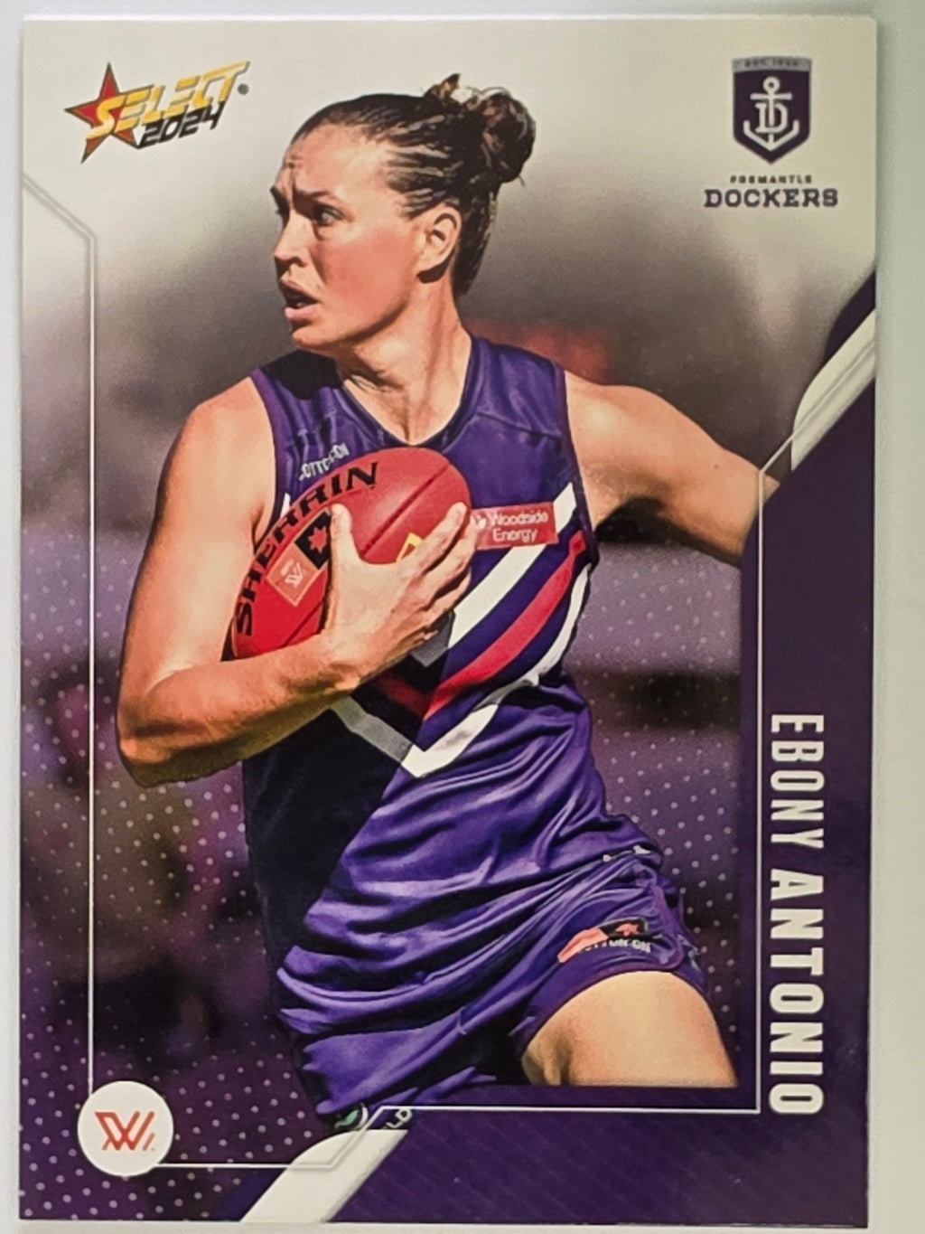 AFL 2024 Footy Stars | Base Card #196 | E. ANTONIO | Fremantle Dockers AFLW