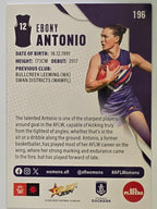 AFL 2024 Footy Stars | Base Card #196 | E. ANTONIO | Fremantle Dockers AFLW
