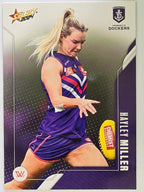 AFL 2024 Footy Stars | Base Card #198 | H. MILLER | Fremantle Dockers AFLW