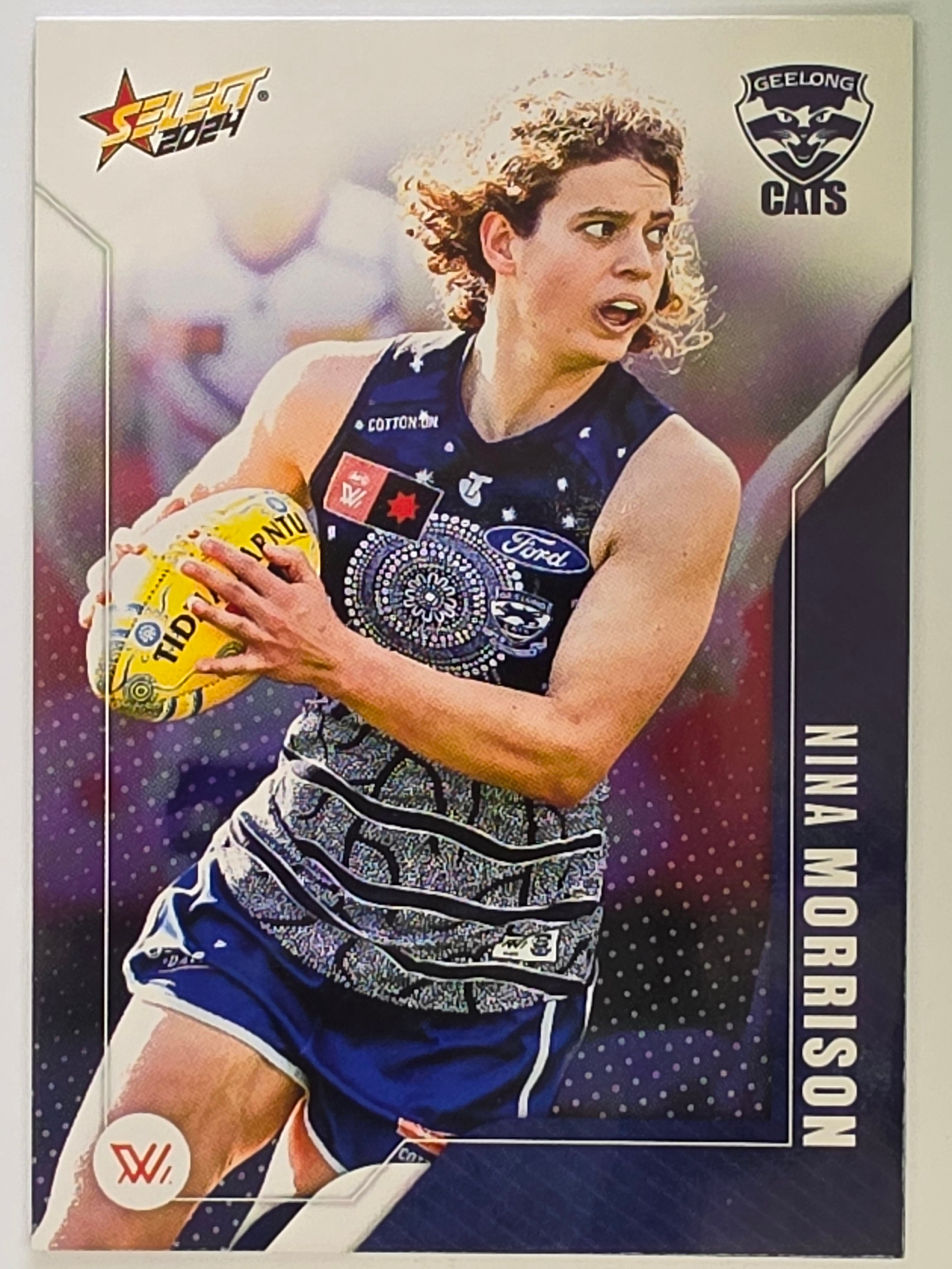 AFL 2024 Footy Stars | Base Card #200 | N. MORRISON | Geelong Cats AFLW