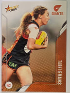 AFL 2024 Footy Stars | Base Card #202 | T. EVANS | Giants AFLW