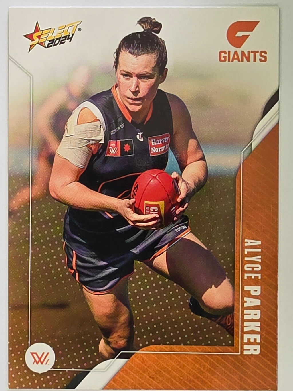 AFL 2024 Footy Stars | Base Card #204 | A. PARKER | Giants AFLW
