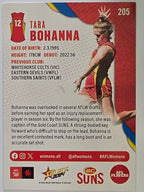 AFL 2024 Footy Stars | Base Card #205 | T. BOHANNA | Gold Coast Suns AFLW