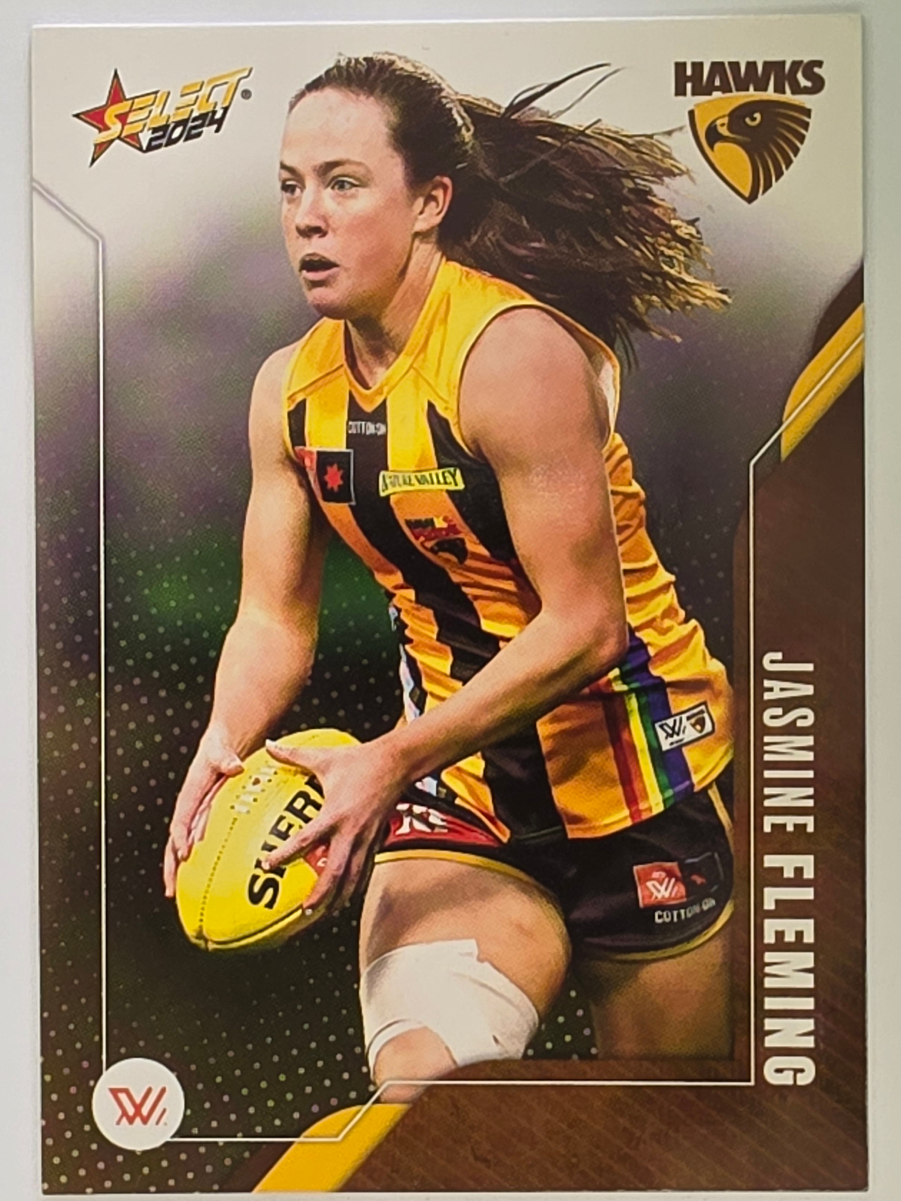 AFL 2024 Footy Stars | Base Card #209 | J. FLEMING | Hawthorn AFLW