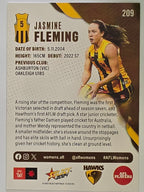 AFL 2024 Footy Stars | Base Card #209 | J. FLEMING | Hawthorn AFLW