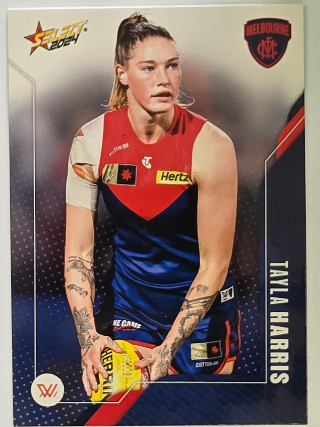 AFL 2024 Footy Stars | Base Card #212 | T. HARRIS | Melbourne AFLW