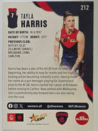 AFL 2024 Footy Stars | Base Card #212 | T. HARRIS | Melbourne AFLW