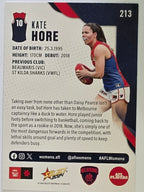 AFL 2024 Footy Stars | Base Card #213 | K. HORE | Melbourne AFLW