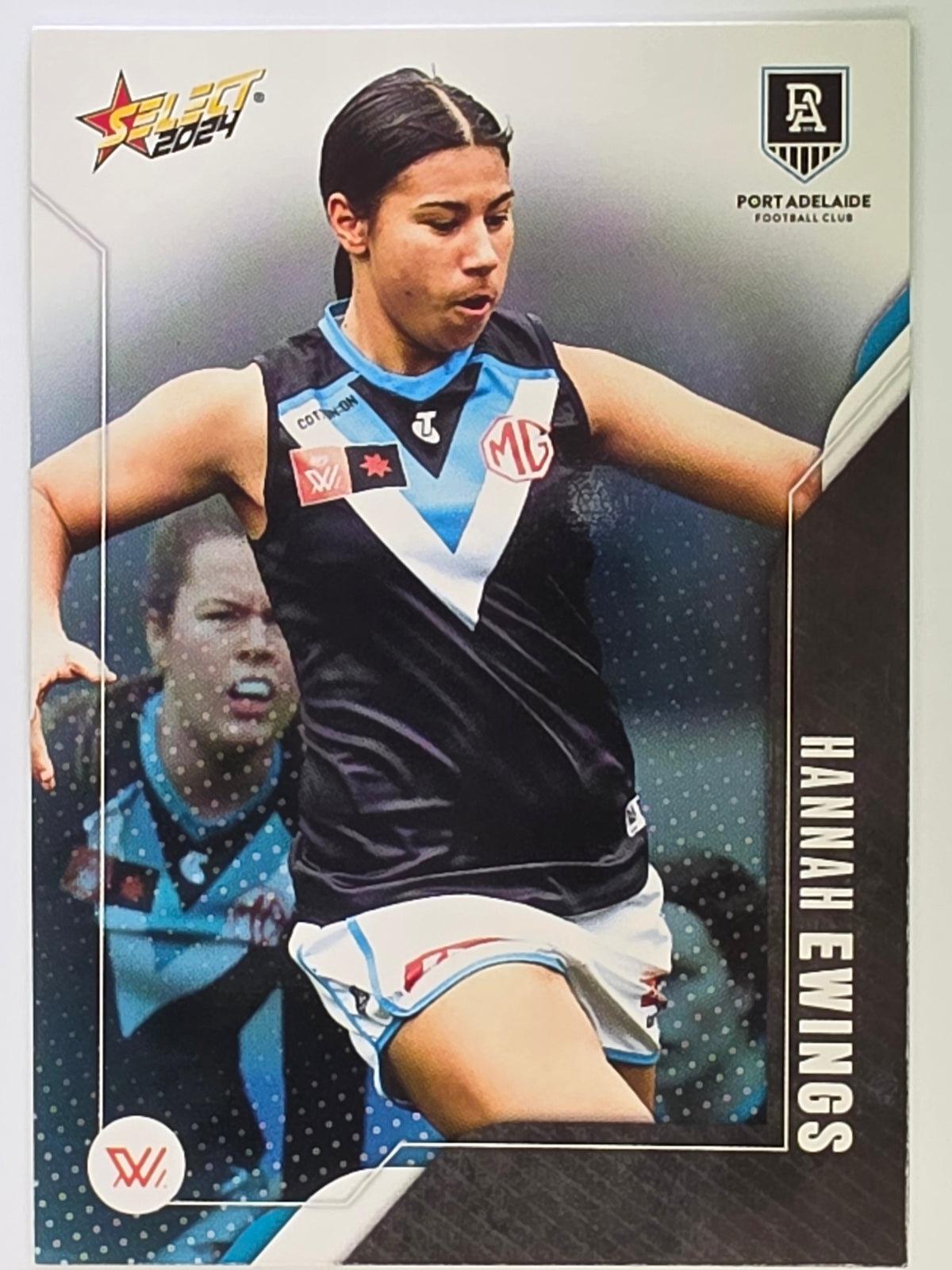 AFL 2024 Footy Stars | Base Card #218 | H. EWINGS | Port Adelaide AFLW