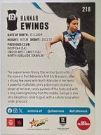 AFL 2024 Footy Stars | Base Card #218 | H. EWINGS | Port Adelaide AFLW
