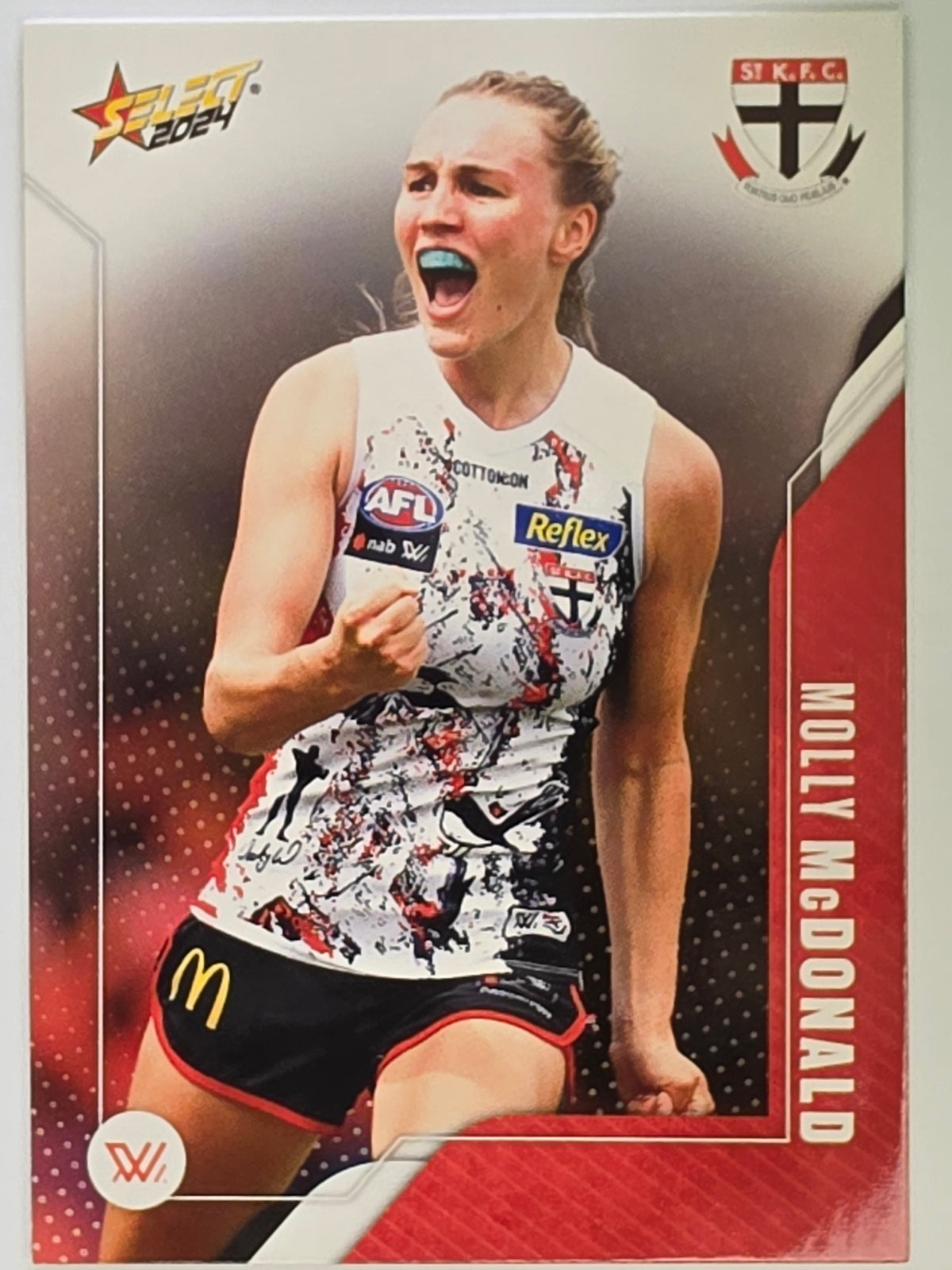 AFL 2024 Footy Stars | Base Card #224 | M. McDONALD | St Kilda AFLW