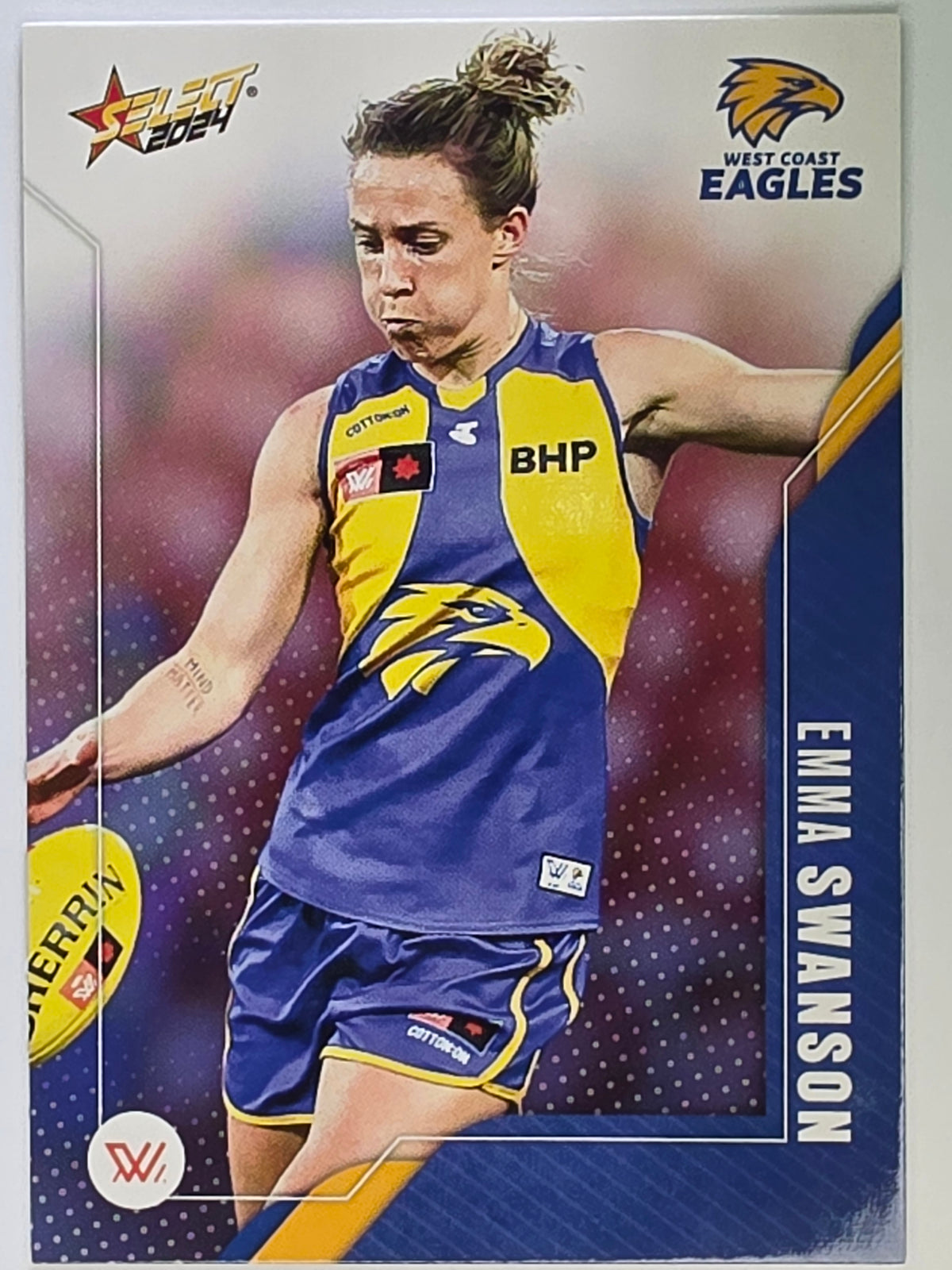 AFL 2024 Footy Stars | Base Card #231 | E. SWANSON | West Coast Eagles AFLW