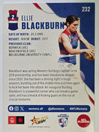 AFL 2024 Footy Stars | Base Card #232 | E. BLACKBURN | Western Bulldogs AFLW