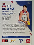 AFL 2024 Footy Stars | Base Card #234 | K. LYNCH | Western Bulldogs AFLW