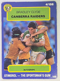 NRL 1990 Stimorol | Base Card #004 | Bradley Clyde | Canberra Raiders