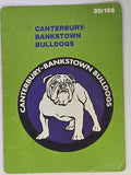 NRL 1990 Stimorol | Base Card #030 | Canterbury Bankstown Bulldogs Logo