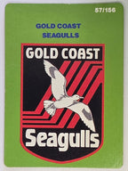 NRL 1990 Stimorol | Base Card #057 | Gold Coast Seagulls Logo