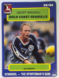 NRL 1990 Stimorol | Base Card #058 | Geoff Bagnall | Gold Coast Seagulls