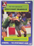 NRL 1990 Stimorol | Base Card #059 | Peter Benson | Gold Coast Seagulls