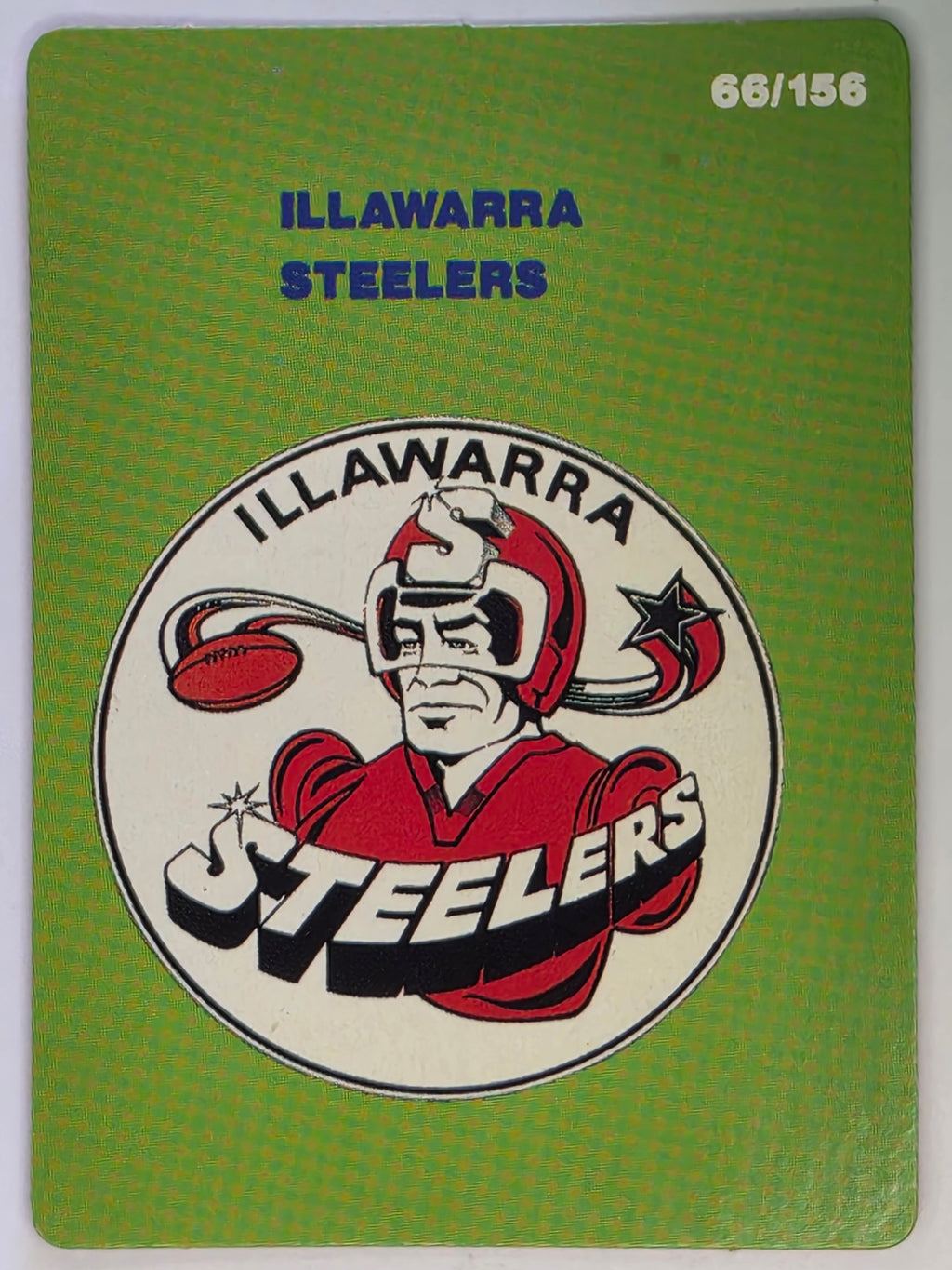 NRL 1990 Stimorol | Base Card #066 | Illawarra Steelers Logo