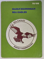 NRL 1990 Stimorol | Base Card #075 | Manly Warringah Sea Eagles Logo