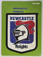 NRL 1990 Stimorol | Base Card #084 | Newcastle Knights Logo