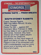 NRL 1990 Stimorol | Base Card #130 | South Sydney Rabbitohs Logo