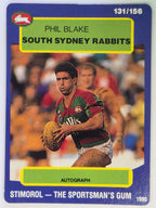 NRL 1990 Stimorol | Base Card #131 | Phil Blake | South Sydney Rabbitohs