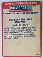 NRL 1990 Stimorol | Base Card #141 | Cameron Blair | Western Suburbs Magpies