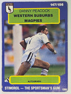NRL 1990 Stimorol | Base Card #147 | Danny Peacock | Western Suburbs Magpies