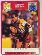 NRL 1991 Stimorol | Base Card #019 | Dale Shearer | Brisbane Broncos