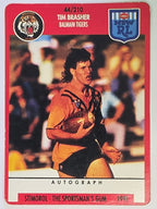 NRL 1991 Stimorol | Base Card #044 | Tim Brasher | Balmain Tigers