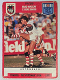 NRL 1991 Stimorol | Base Card #119 | Brad Mackay | St George Dragons