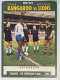NRL 1991 Stimorol | Base Card #200 | Tour Action Kangaroo vs Lions