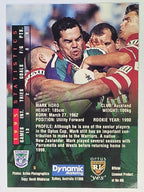 NRL 1996 Dynamic Series 2 Base Card #005 Mark Horo Auckland Warriors
