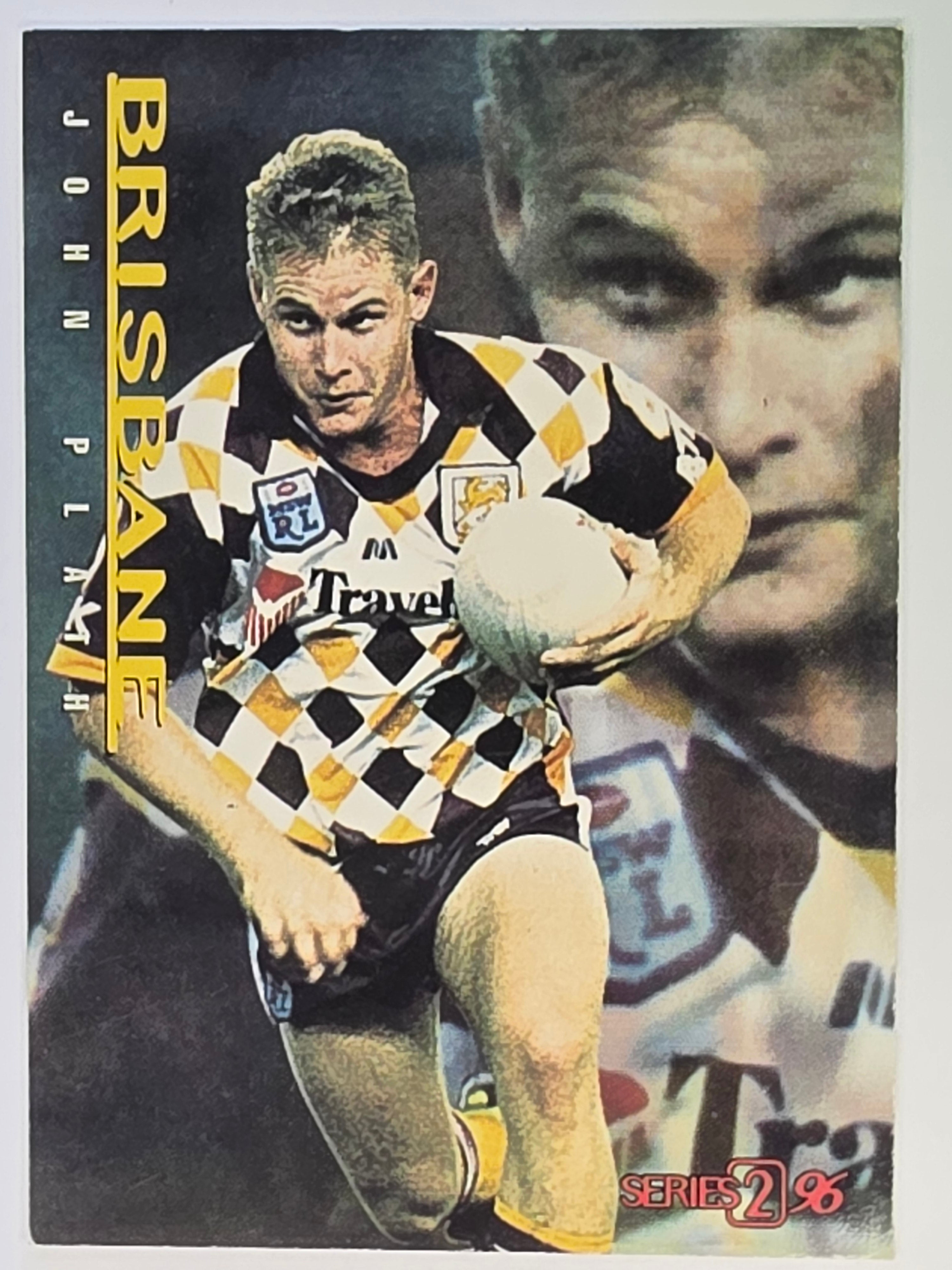 NRL 1996 Dynamic Series 2 Base Card #015 John Plath Brisbane Broncos