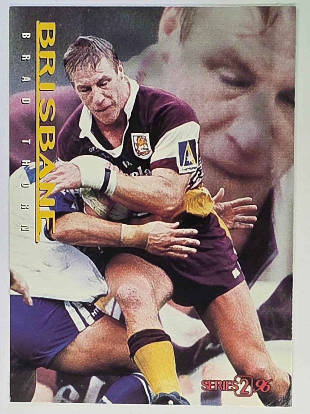 NRL 1996 Dynamic Series 2 Base Card #017 Brad Thorn Brisbane Broncos
