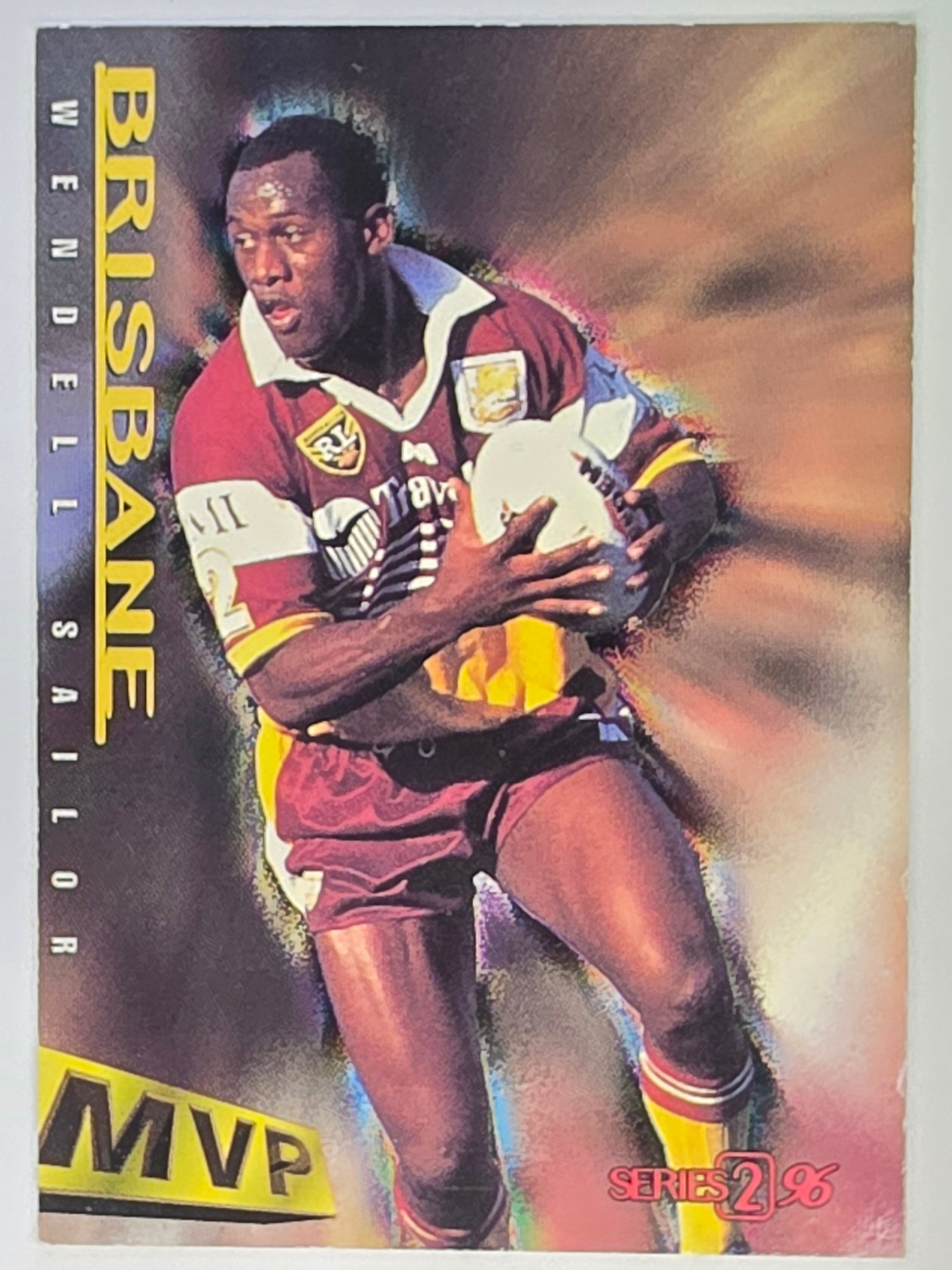 NRL 1996 Dynamic Series 2 Base Card #018 Wendell Sailor Brisbane Broncos