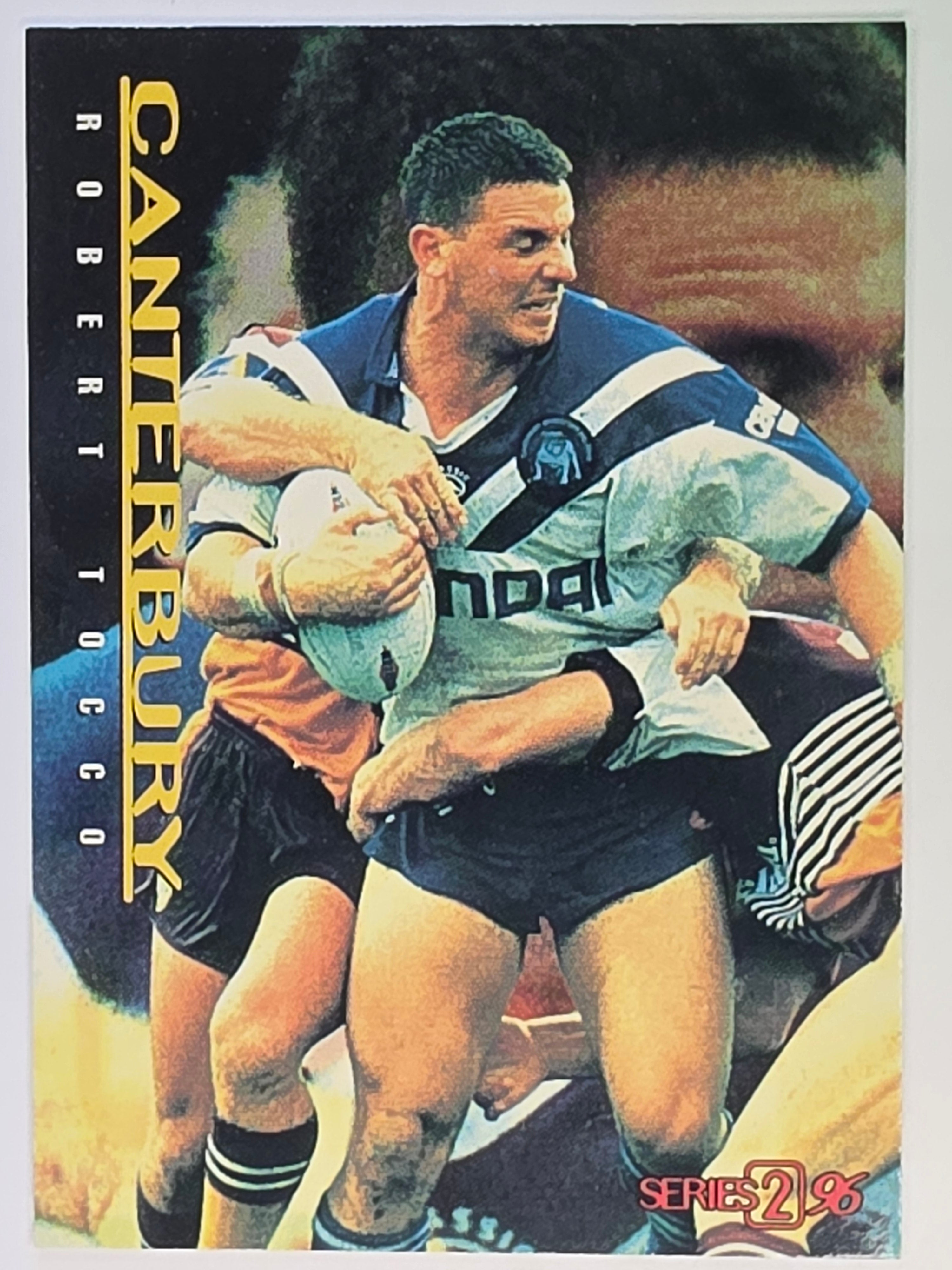 NRL 1996 Dynamic Series 2 Base Card #032 Robert Tocco Canterbury Bankstown Bulldogs
