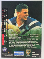 NRL 1996 Dynamic Series 2 Base Card #032 Robert Tocco Canterbury Bankstown Bulldogs