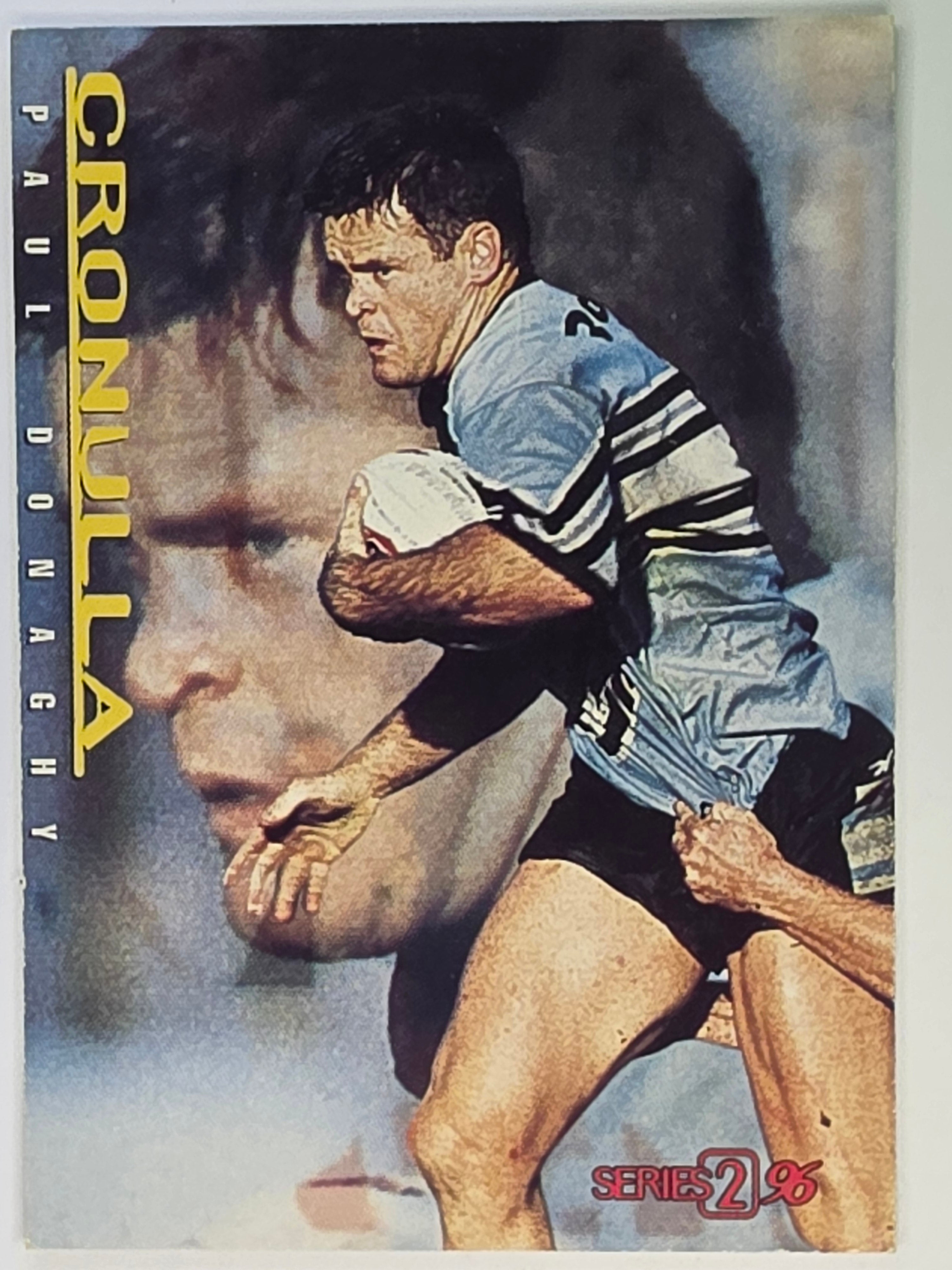 NRL 1996 Dynamic Series 2 Base Card #038 Paul Donaghy Cronulla Sutherland Sharks