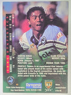 NRL 1996 Dynamic Series 2 Base Card #041 Tawera Nikau Cronulla Sutherland Sharks
