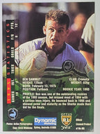 NRL 1996 Dynamic Series 2 Base Card #043 Ben Sammut Cronulla Sutherland Sharks