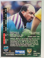 NRL 1996 Dynamic Series 2 Base Card #046 Martin Bella Gold Coast Chargers